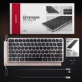AXAGON HMC-KB-CS, USB 5Gbps hub s CZ/SK klávesnicí, HDMI 4K/60Hz, 3x USB-A, SD/mSD, audio, PD 100W Dokovací stanice, s klávesnicí, USB-C 100W PD, HDMI, 3× USB, 3,5mm jack, ctecka SD i microSD karet, 60cm