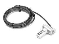 Universal Security 3-in-1 Cable Combination Lock