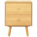 vidaXL Nočné stolíky 2 ks 40x30x50 cm borovicový masív