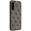 Puzdro Guess HC PU 4G Classic Logo s príveskom pre Samsung Galaxy A57 hnedé
