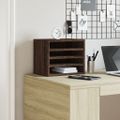 vidaXL Organizér na stôl čierny 36x26x29,5 cm kompozitné drevo