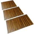 vidaXL Kúpeľňová podložka z akáciového dreva 80x50 cm 3 ks