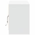 vidaXL TV stolík s LED biely 100x34x50 cm kompozitné drevo