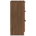 vidaXL Komoda hnedý dub 30x30x70 cm spracované drevo