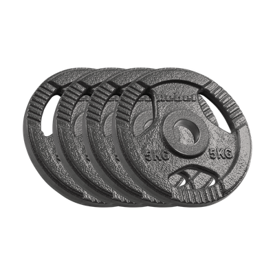 Sada litinových závaží 4x5 kg, 51 mm, REBEL ACTIVE RBA-2143-05