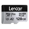 Karta pamäte Lexar High-Performance Silver Plus microSDXC 128GB + adaptér
