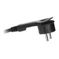 ORNO VIRONE FS-4 Povrchová rohová zásuvka 3x 230V, 2xUSB, 1,5m kábel, nerez