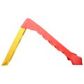 vidaXL Skladacia šmýkačka do interiéru a exteriéru červená a žltá