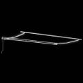 vidaXL Sklopná markíza Svetlosivá 500 × 350 cm Polyester