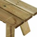 vidaXL Záhradná lavička 110 cm impregnované borovicové drevo