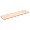 vidaXL Kúpeľňová doska 180x50x(2-6) cm neošetrený masív