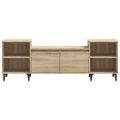 vidaXL TV skrinka dub sonoma 160x35x55 cm spracované drevo