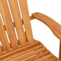 vidaXL Záhradná hojdacia stolička Adirondack tíkový masív
