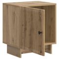 vidaXL Nočný stolík Dub artisan 43 x 34,5 x 50 cm Kompozitné drevo