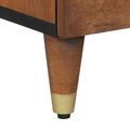vidaXL Servírovacia skriňa Hnedá 40 x 33 x 75 cm Masívne mango drevo