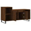 vidaXL TV skrinka hnedý dub 100x35x55 cm spracované drevo