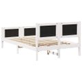 vidaXL Rám postele Svetlosivá 120 x 200 cm Masívne borovicové drevo