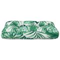 vidaXL Poduška na paletovú pohovku vzor listov 60x40x12 cm látka