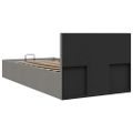 vidaXL Hydraulický posteľný rám+úložný priestor, látka 100x200 cm