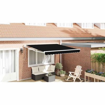 vidaXL Markíza Čierna 300 x 250 x 165 cm Polyester a kov