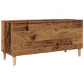 vidaXL Skrinka na platne staré drevo 100x38x48 cm kompozitné drevo