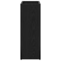 vidaXL Stojan na slnečník s úložiskom Čierny dub 40 x 20 x 55,5 cm