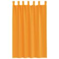 vidaXL Voálové závesy so slučkami, 2 ks, oranžové, 140x175 cm