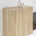 vidaXL TV nástenná skriňa Nástenný Sonoma dub 59,5 x 31 x 60 cm