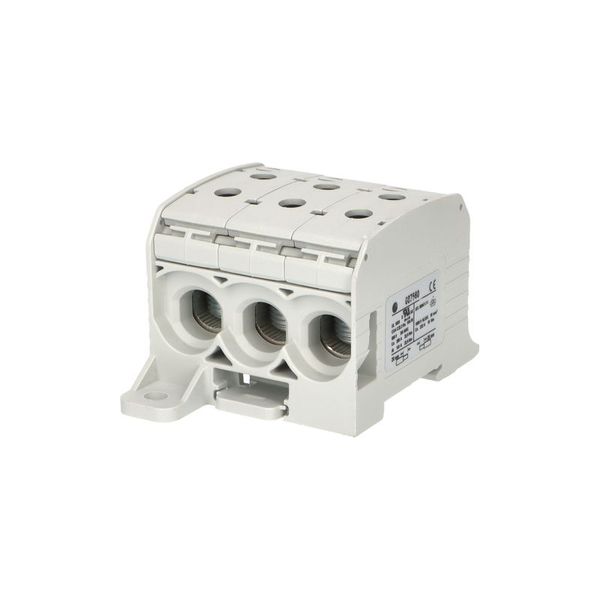 Svorka univerzálna RKA 95 1/6 L G, 232A, 1pól. (6 vstup), AL/CU, šedá, na DIN/na panel