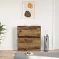 vidaXL Skriňa na topánky 80 x 21 x 87,5 cm Kompozitné drevo