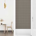 vidaXL Nástenné panely 12 ks bledosivé 90x15 cm zamatové 1,62 m²