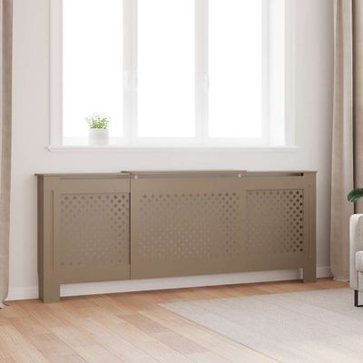 vidaXL Kryt na radiátor 205 cm MDF
