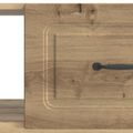 vidaXL Konferenčný stolík Dub artisan 90 x 50 x 37 cm Kompozitné drevo