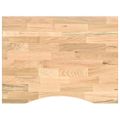 vidaXL pracovný stôl 80x60x(71,5-98) cm masívny dub