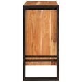 vidaXL Servírovacia skriňa Hnedá 66 x 33 x 70 cm Pevné akáciové drevo