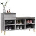 vidaXL Botník sivý dub sonoma 102x36x60 cm spracované drevo