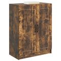 vidaXL Servírovacia skriňa Dymový dub 66 x 34,5 x 87 cm