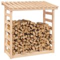 vidaXL Stojan na palivové drevo 108x64,5x110 cm masívna borovica