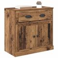vidaXL Highboard Staré drevo 70 x 35,5 x 67,5 cm Kompozitné drevo