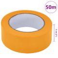 vidaXL Pásky na maliarske maskovanie 6 ks Žltá 50 mm x 50 m Papier