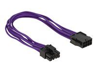 Predlžovacia šnúra - 8-pin EPS12V (F) na 8-pin EPS12V (M) - 30 cm - purpurová