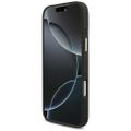 Guess Case 4G PU Leather Case Big 4G And Classic Logo With Big 4G PU Nylon Strap And Metal Camera And Buttons For iPhone 17 Pro Max Black