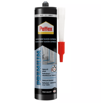 2925475 Pattex Sanitárny silikón EXPRESS biely 280 ml