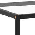 vidaXL Konferenčný stolík, čierny, tvrdené sklo 120x60x35 cm