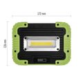 Nabíjacie pracovné COB LED reflektor EMOS P4534, 600 lm, 3000 mAh