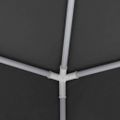 vidaXL Profesionálny párty stan+bočné steny 4x4 m, antracitový 90 g/m²