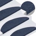 vidaXL Samolepiace nášľapy na schody 15 ks 65x22,5x3,5 cm modré