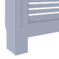 vidaXL Kryt na radiátor sivý 205 cm MDF