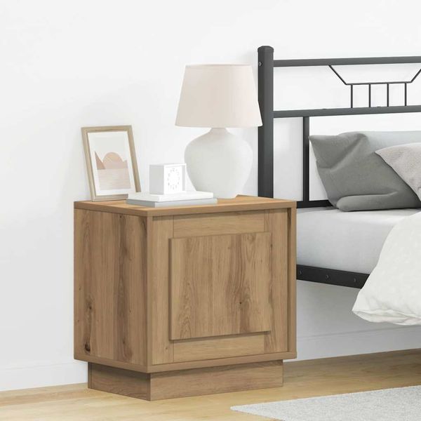 vidaXL Nočný stolík 2 pcs Remeselný dub 44 x 34,5 x 45 cm