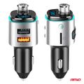 FM vysielač 2× USB-A microSD 12/24V AMiO-04654